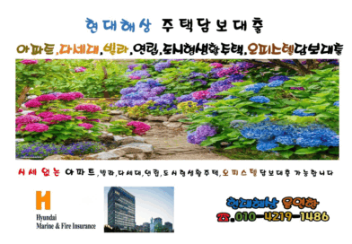 현대해상아파트매매잔금80%(수도권 비규제지역과지방권) 대환대출 사업자대환 신탁대환 대부대환 3자담보 아파트1층일반가 후순위추가대출 주부 무소득자 고령자 주택담보대출