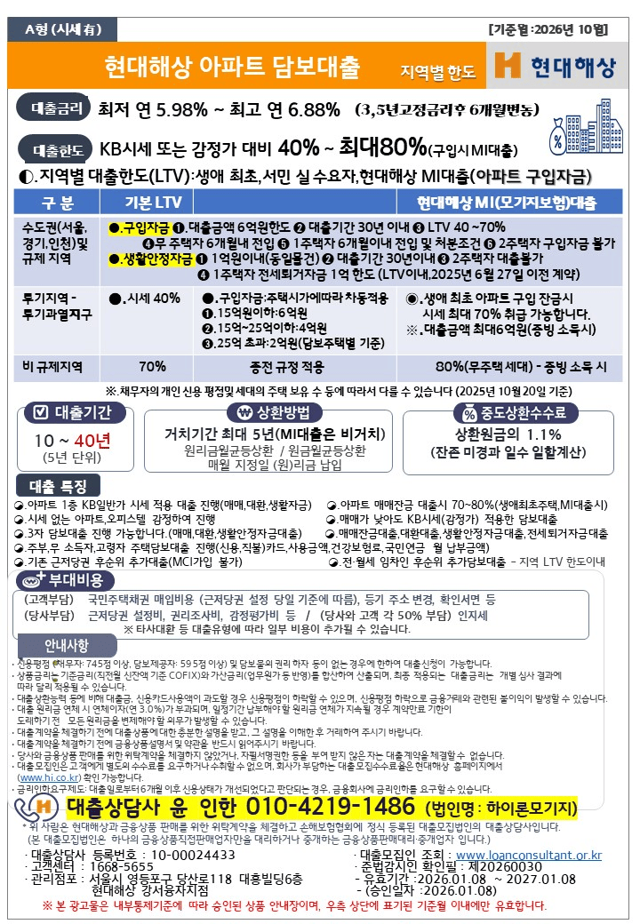 현대해상 주택담보대출
현대해상 아파트담보대출
현대해상 오피스텔담보대출
현대해상 대출
아파트담보대출
오피스텔대출
대환대출
매매잔금대출80%