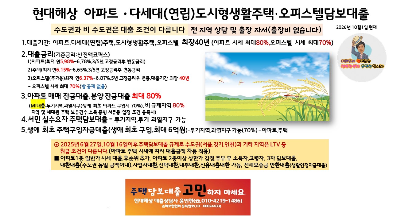현대해상 주택담보대출
현대해상 아파트담보대출
현대해상 오피스텔담보대출
현대해상 대출
아파트담보대출
오피스텔대출
대환대출
매매잔금대출80%